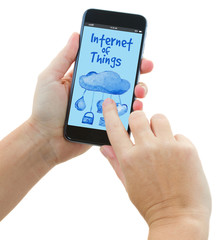 phone with internet of things screen
