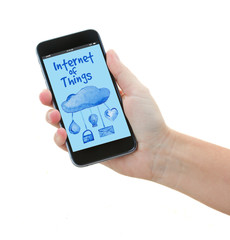 phone with internet of things screen