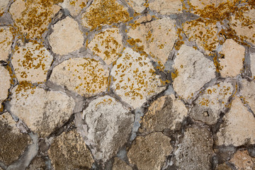 Background of a stone wall texture