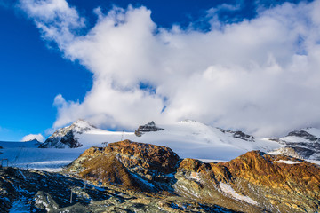 Fototapeta na wymiar Alps mountain landscape in Swiss
