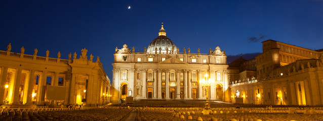 The Papal Basilica of Saint Peter in the Vatican