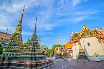 Foto op Plexiglas Wat Pho temple, Bangkok, Thailand © Noppasinw