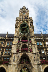 Fototapeta premium Marienplatz town hall in Munich