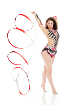Model shot in studio on white