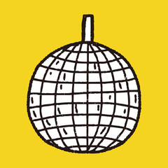 disco ball doodle
