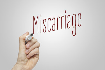 Hand writing miscarriage