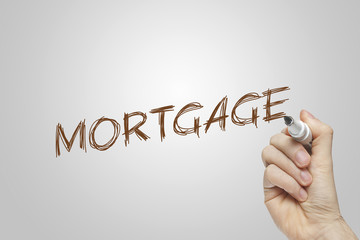 Hand writing mortgage