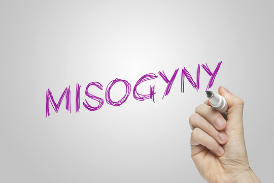 Hand writing misogyny