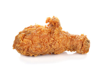 fried chicken isolated on white background