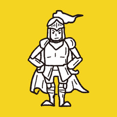 knight doodle