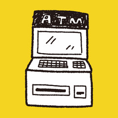 ATM doodle drawing