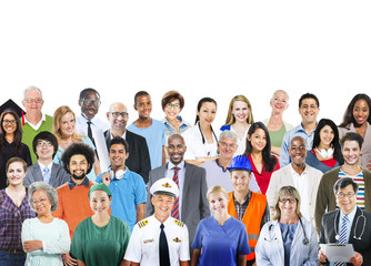 Diverse Group of People Professional Occupation Togetherness Soc