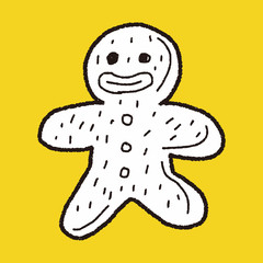 Gingerbread Man doodle