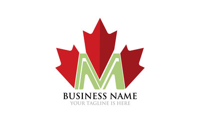 M for Maple Leaf - Logo