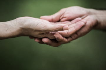 Giving a helping hand to another