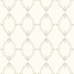 Damask pattern. 10 EPS.