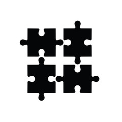 Template of abstract puzzle.
