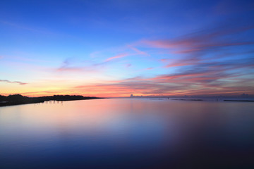 Fototapeta premium before sunrise at the sea