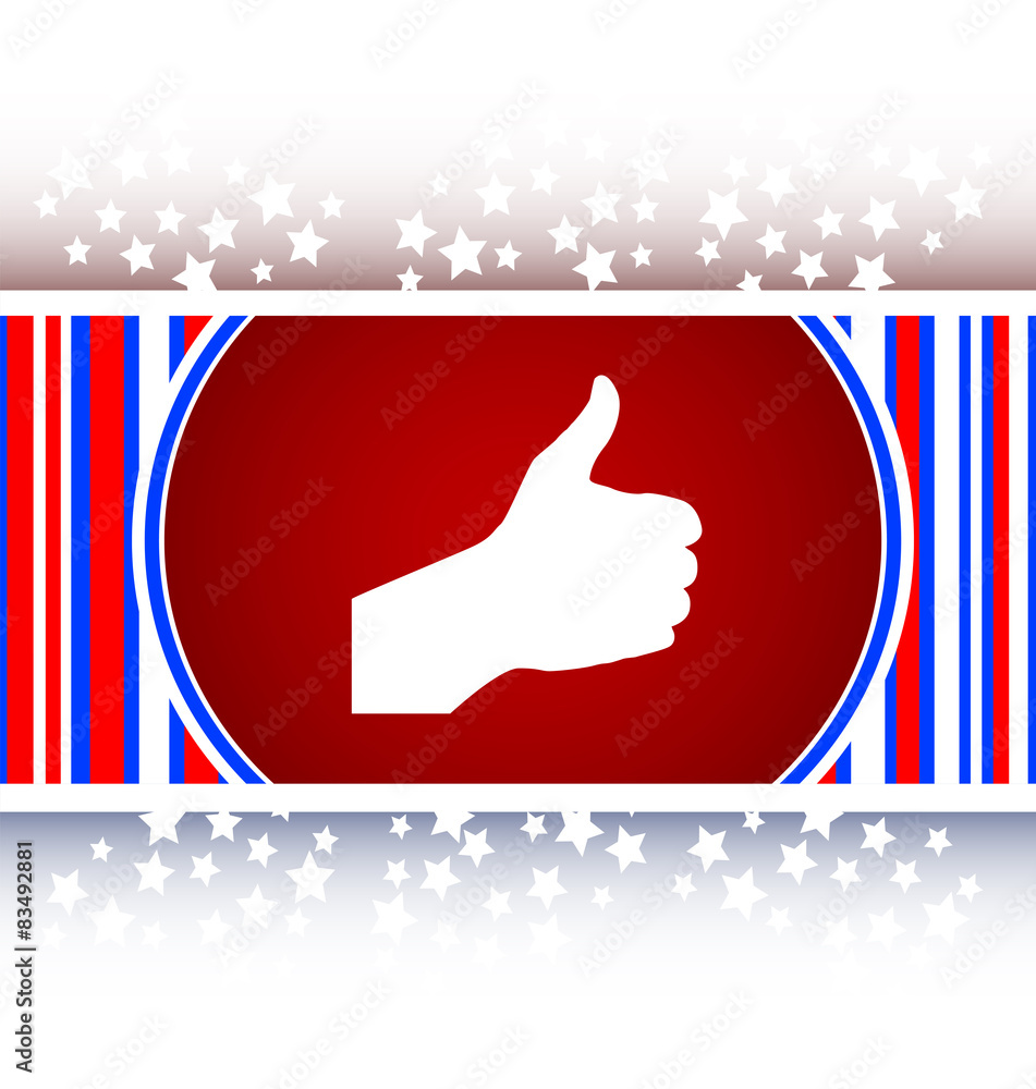 Poster like icon button, web design element isolated on white