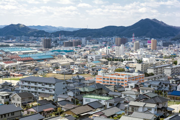 三原市の街並み