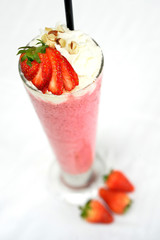 Strawberry milkshake - 83494847