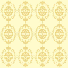 Damask pattern. 10 EPS.