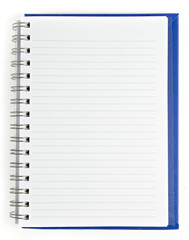 Notebook on isolate white