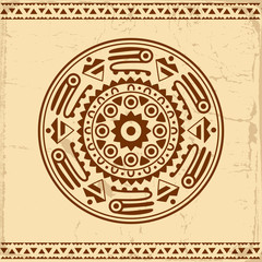 Beautiful Mexican ethnic ornament