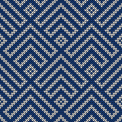 Seamless  wool knitted pattern