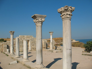 Ruins of ancient greek colony Khersones