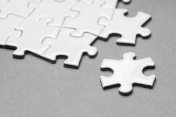 Fototapeta premium Business success team in jigsaw