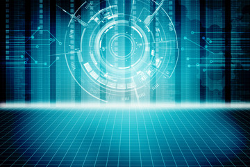 Background conceptual image of digital 3d icons