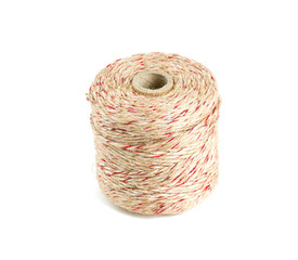 twine roll isolated on white