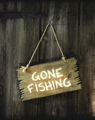 Gone fishing.
