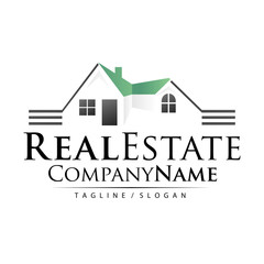 Property Real Estate logo icon vector
