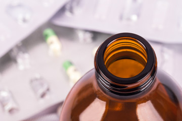 Brown Medical Bottle