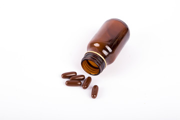 Brown Medical Bottle