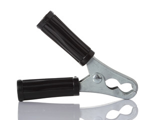 terminals wire Isolated on white background