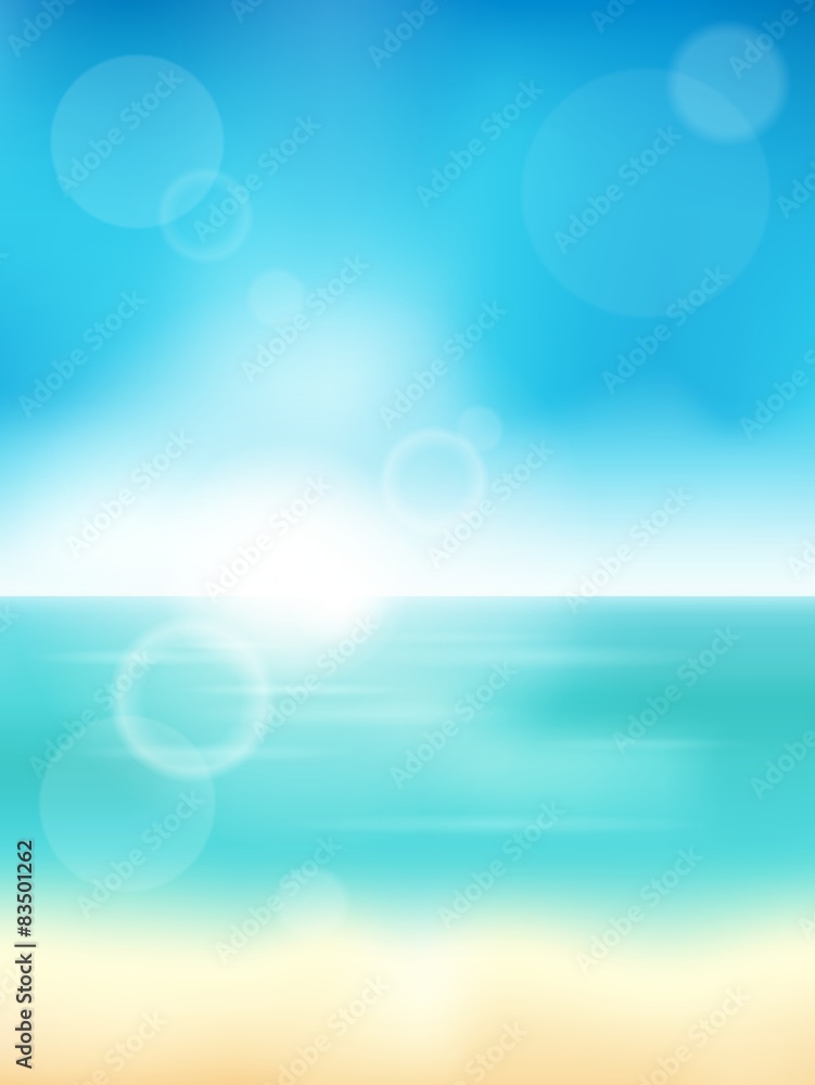 Sticker summer theme abstract background 3