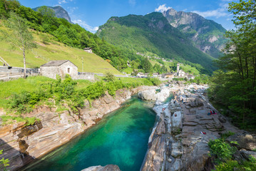 Verzascatal im Tessin, Schweiz