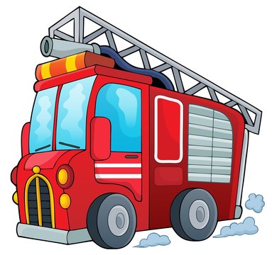 Fire truck theme image 1