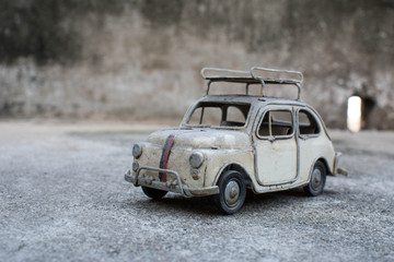 Obraz na płótnie Canvas RETRO Classic Car Model 