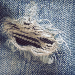 denim jeans with old torn of fashion jeans design