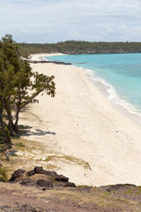 Fototapeta premium plage de anse ALLY, île Rodrigues 