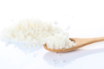 Sea Salt  on white background