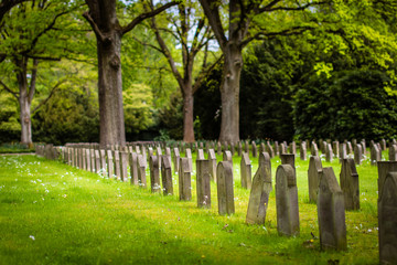 War graves. Ohlsdorf cemetery, Hamburg, Germany
