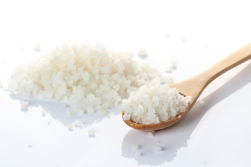 Sea Salt  on white background