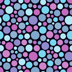 Seamless festive background from circles.  Vector Illustration.