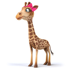 Obraz premium Fun giraffe