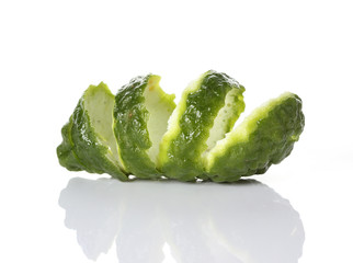 Bergamot isolated white background